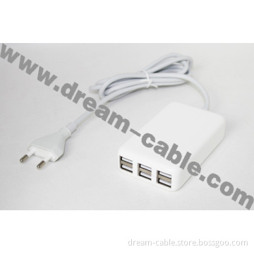 Innovative 5V6a 6 Ports USB Travel Charger